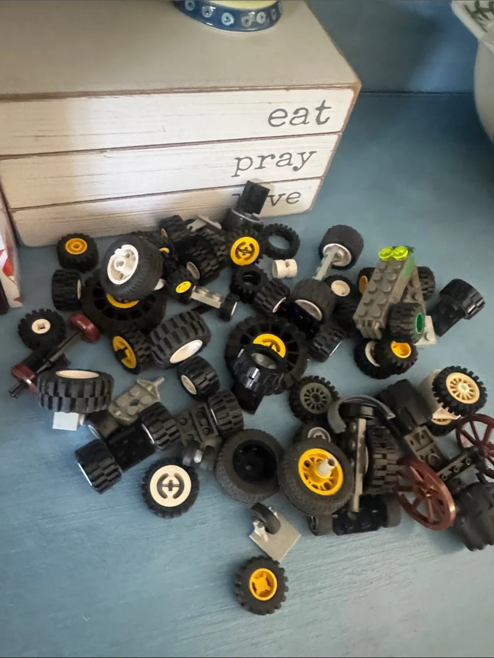 Lego wheels Kids Toy Wheels and Parts - Black